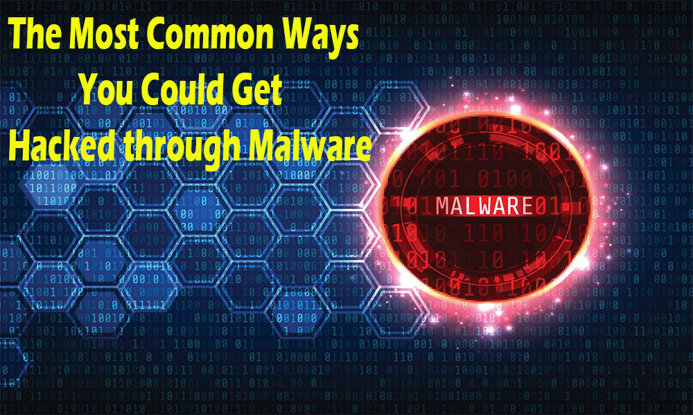 The Most Common Ways You Could Get Hacked through Malware